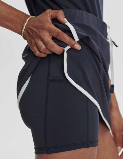 Varley Archer Mid Rise Skort 13.5" - Blue Nightsimage4- The Sports Edit