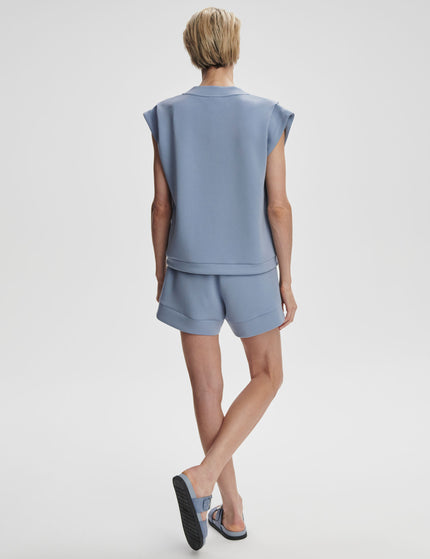 Varley Atrium High Waisted Short 4.5" - Rain Blueimages8- The Sports Edit