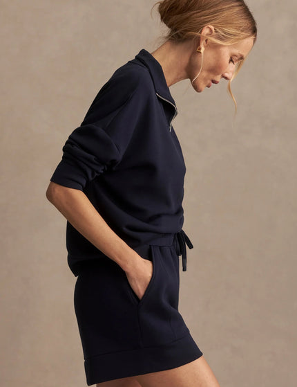 Varley Atrium High Waisted Short 4.5" - Navyimages2- The Sports Edit