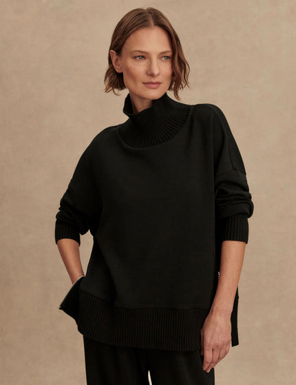 Varley Barker High-Neck Sweat - Blackimages1- The Sports Edit