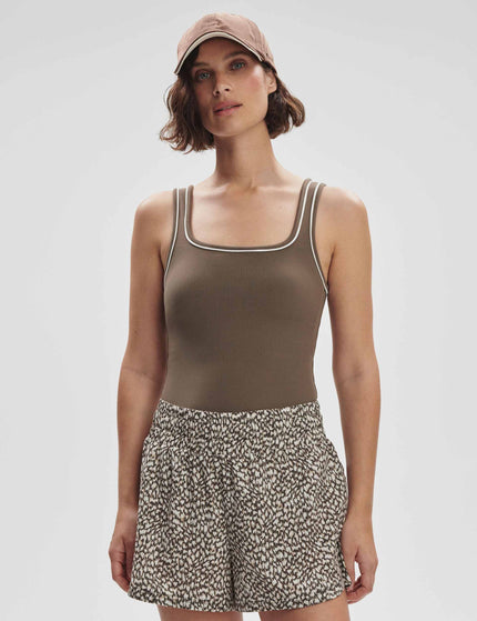 Varley Barney Piped Tank - Chocolate Chipimages1- The Sports Edit