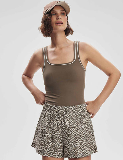 Varley Barney Piped Tank - Chocolate Chipimages2- The Sports Edit