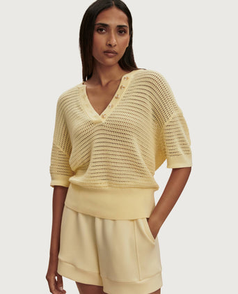 Callie Knit Top - Anise Flower