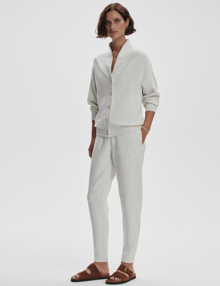 Varley Celeste Button Through Sweat - Ivory Marlimage6- The Sports Edit