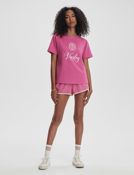 Varley Coventry Branded Tee - Ibis Roseimages3- The Sports Edit