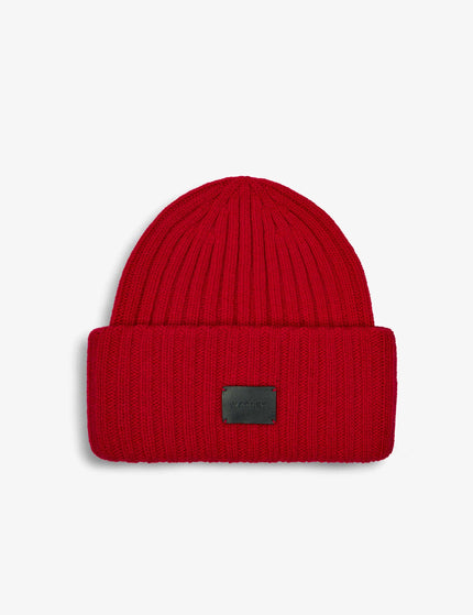 Varley Elva Chunky Rib Beanie - Red Dahliaimage1- The Sports Edit