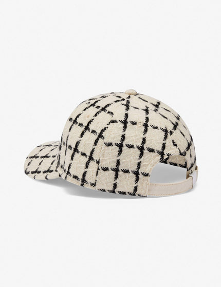 Varley Elvin Mono Check Cap - Egret Mono Checkimage2- The Sports Edit