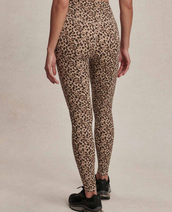 FreeSoft High Waisted Legging 25 - Coffee Quartz Cheetah