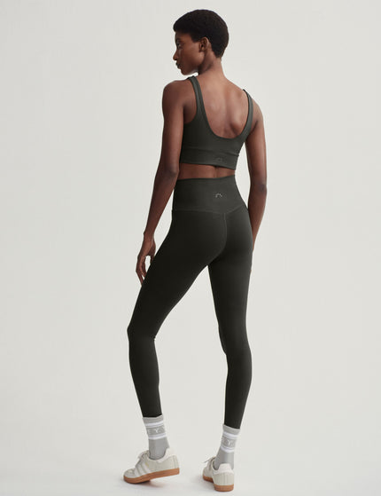 Varley FreeSoft High Waisted Legging 25 - Dark Resin Greenimage5- The Sports Edit