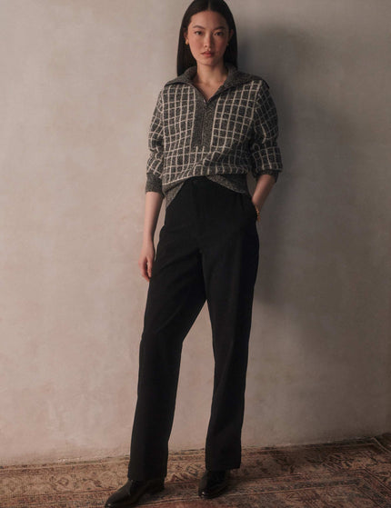 Varley Furley Half Zip Knit - Charcoal Marlimages6- The Sports Edit