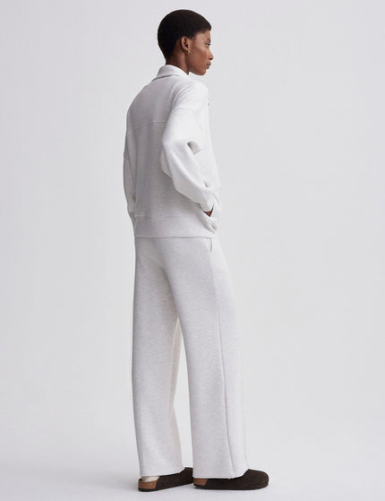 Varley Garcia Zip-Through Sweat - Ivory Marlimage5- The Sports Edit