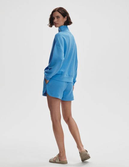 Varley Hawley Half Zip Sweat - Azure Blueimage7- The Sports Edit