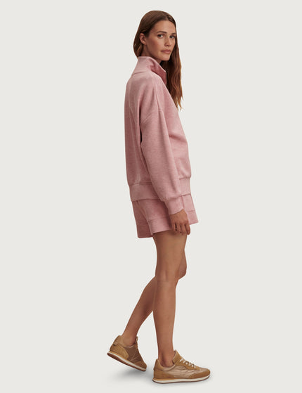 Varley Hawley Half Zip Sweat - Rose Marlimages6- The Sports Edit