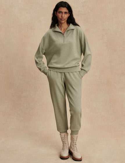 Varley Hawley Half Zip Sweat - Shadow Marlimages8- The Sports Edit