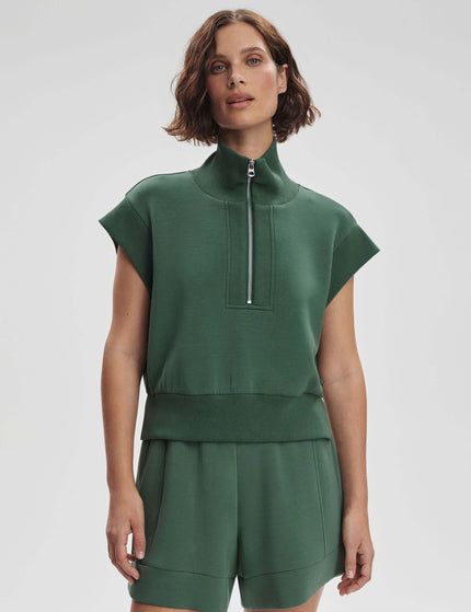 Varley Kelly Half Zip Sweat - Cilantroimage1- The Sports Edit