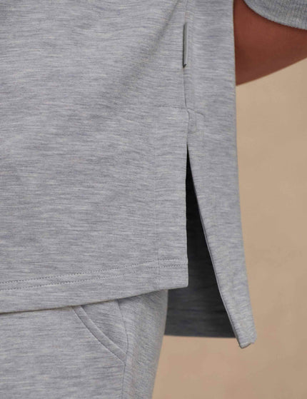 Varley Larson Half-Zip Sweat - Mid Blue Marlimages5- The Sports Edit