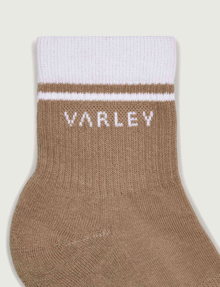 Varley Lenni Half Crew Sock - Desert Taupeimage2- The Sports Edit