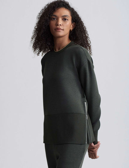 Varley Lowry Sweat - Olive Marlimage3- The Sports Edit