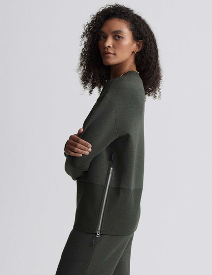 Varley Lowry Sweat - Olive Marlimage2- The Sports Edit