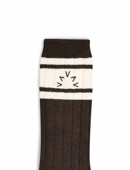 Varley Malissa Plush Wide Rib Sock - Coffee Beanimage2- The Sports Edit