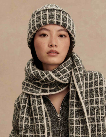 Varley Noel Knit Beanie - Charcoal Marlimage1- The Sports Edit