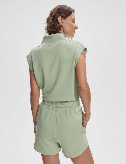 Varley Ollie High Waisted Short 3.5" - Snow Sageimage4- The Sports Edit