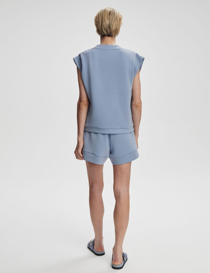 Varley Otis Sleeveless Sweat - Rain Blueimage5- The Sports Edit