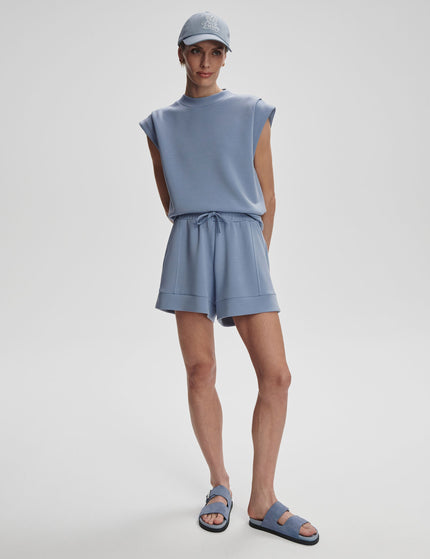 Varley Otis Sleeveless Sweat - Rain Blueimage7- The Sports Edit