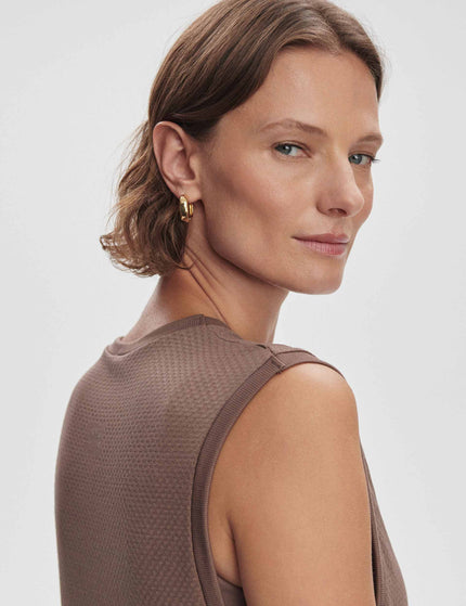 Varley Page Seamless Crop Tank - Deep Taupeimage5- The Sports Edit