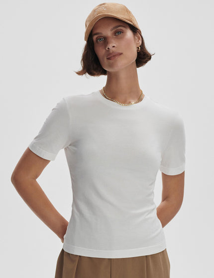 Varley Regina Fitted Tee - Whiteimage1- The Sports Edit