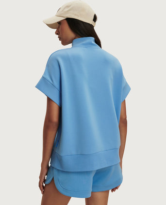Ritchie Short Sleeve Sweat - Azure Blue