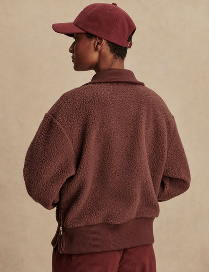 Varley Roselle Half-Zip Fleece - Deep Mahoganyimage3- The Sports Edit