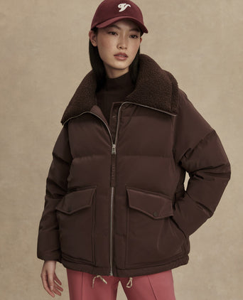 Roseville Down Jacket - Coffee Bean
