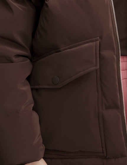 Varley Roseville Down Jacket - Coffee Beanimages5- The Sports Edit