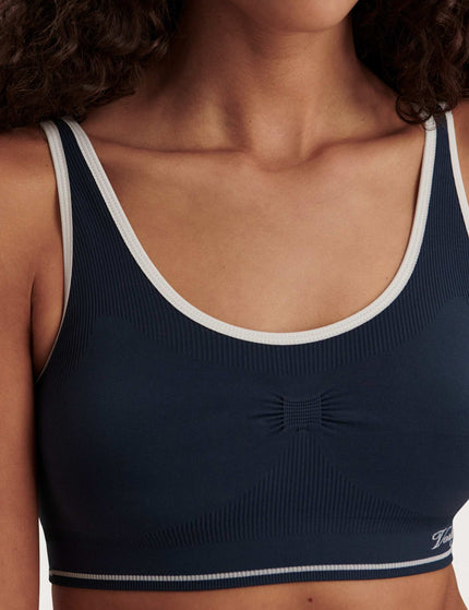 Varley Sakura Seamless Bra - Blue Nightsimages5- The Sports Edit