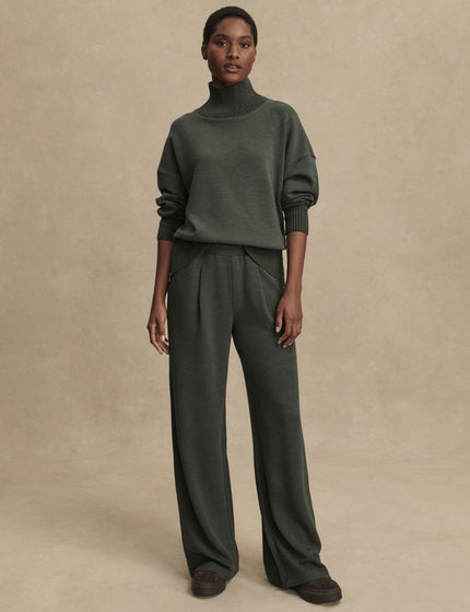 Varley The Extra Wide Leg Pant 29.5" - Olive Marlimages5- The Sports Edit