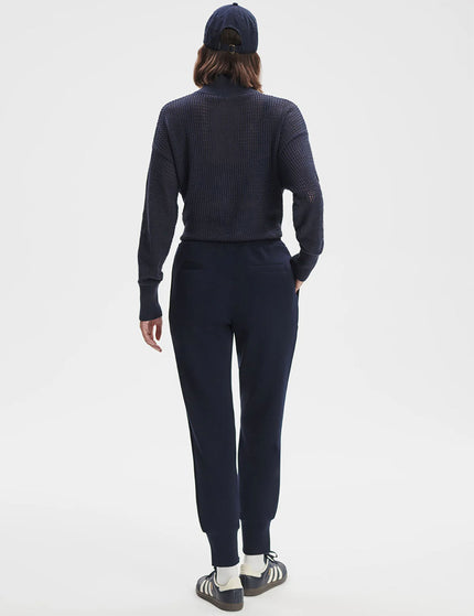 Varley The Slim Cuff Pant 27.5" - Navyimage3- The Sports Edit