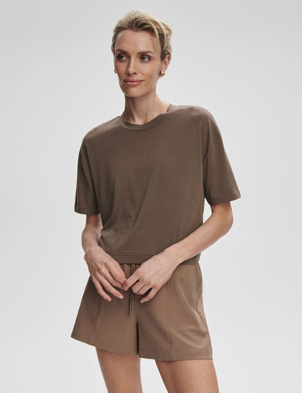 Varley Venice Easy Tee - Chocolate Chipimages2- The Sports Edit