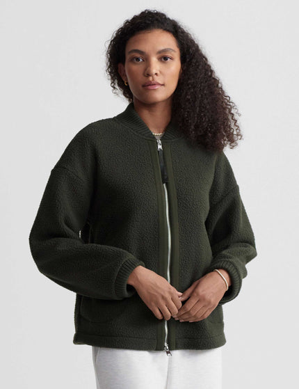 Varley Willmont Patch Pocket Fleece - Dark Resin Greenimage1- The Sports Edit