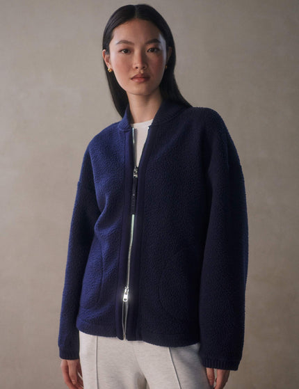 Varley Willmont Patch Pocket Fleece - Evening Blueimages1- The Sports Edit