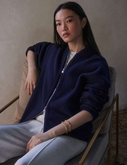 Varley Willmont Patch Pocket Fleece - Evening Blueimages6- The Sports Edit