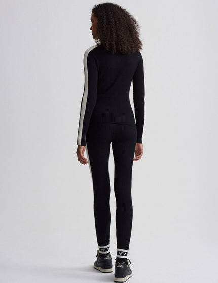 Varley Wilshire Mock Neck Knit - Blackimage6- The Sports Edit