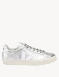 Veja Campo Leather - Silver White | Women'simage1- The Sports Edit