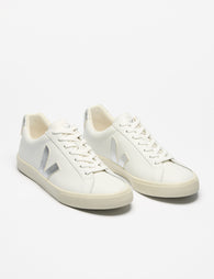Veja Esplar Leather - White Silverimage2- The Sports Edit