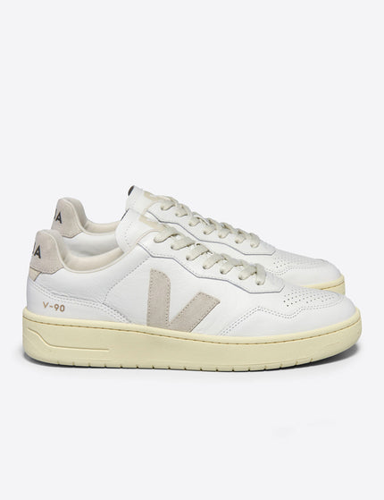 Veja V-90 Leather - White Naturalimage3- The Sports Edit