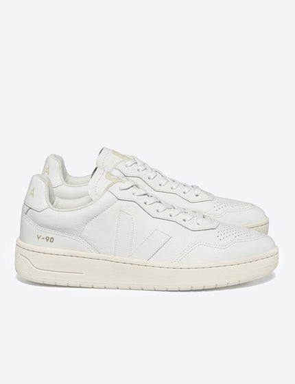 Veja V-90 Leather - Whiteimage3- The Sports Edit