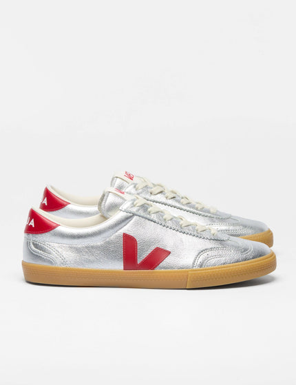 Veja Volley Leather - Silver Pepperimage3- The Sports Edit