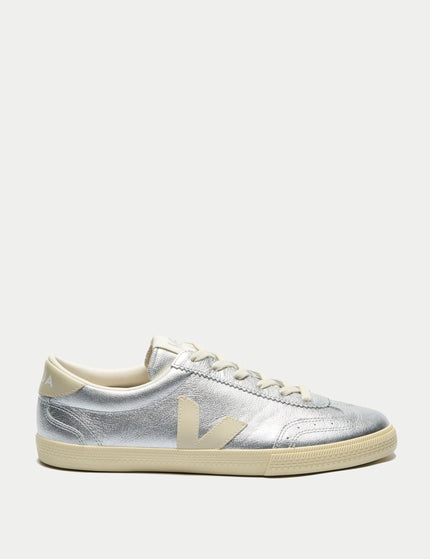 Veja Volley Leather - Silver Pierreimage1- The Sports Edit