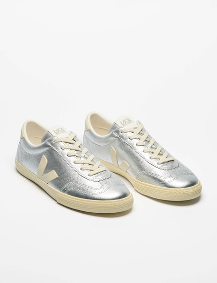 Veja Volley Leather - Silver Pierreimage2- The Sports Edit