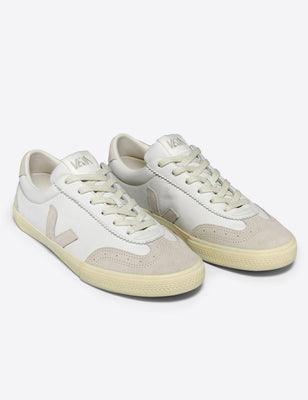 Volley Leather - White Natural